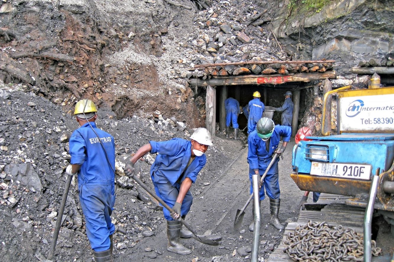 Mining for tungsten and tantalum the Democratic Republic of the Congo.