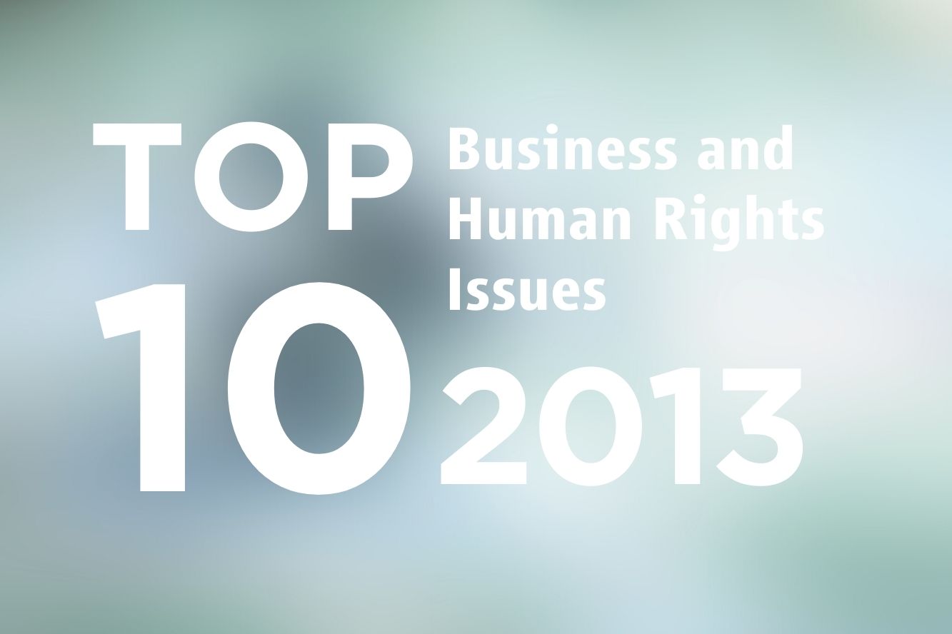 Top Ten Issues in 2013